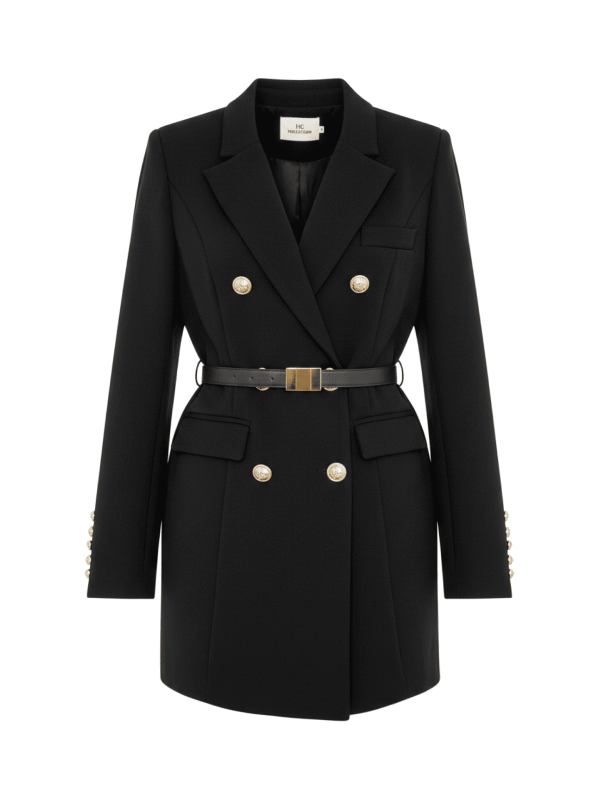 BLAZER VESTIDO PREMIUM - NEGRA